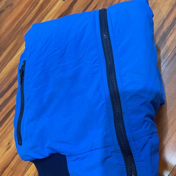 Vtg Eddie Bauer Jacket Men's Sz L Blue Inside Lined FleeceMade in USA. - Picture 6 of 11